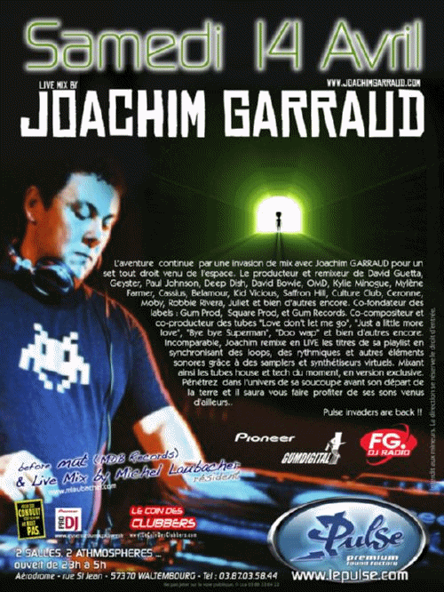 Joachim GARRAUD live au Pulse